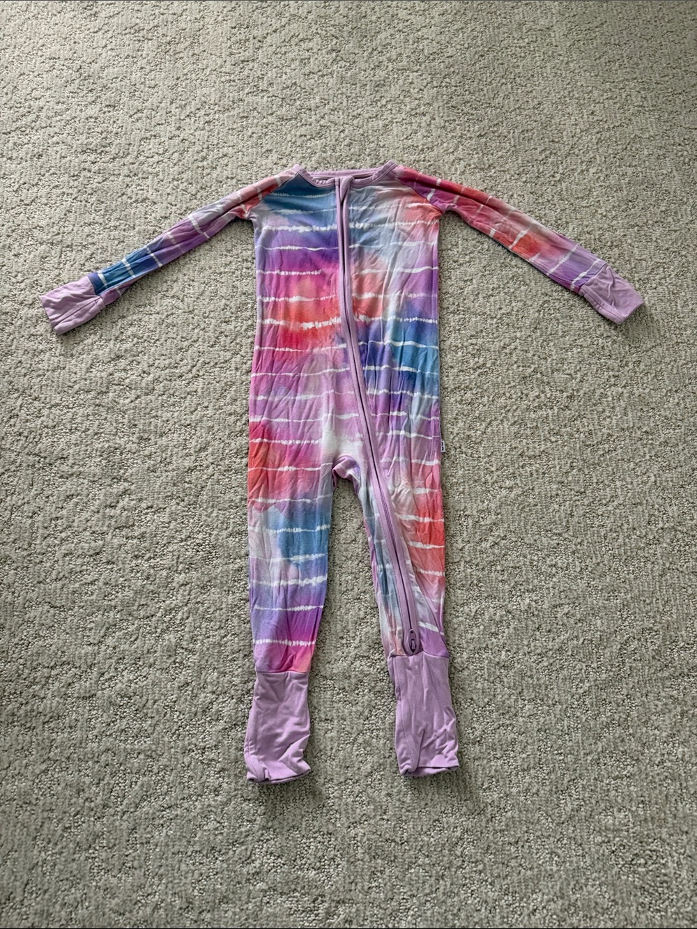 Little Sleepies Tie Dye Dreams Zippy
